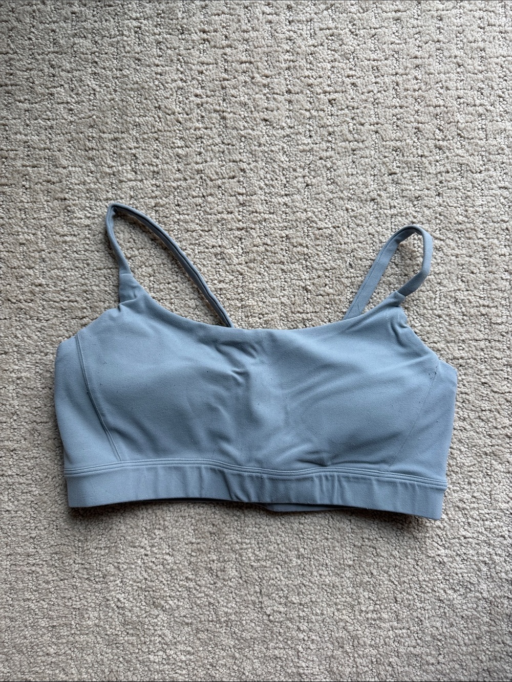 Grey sports bra